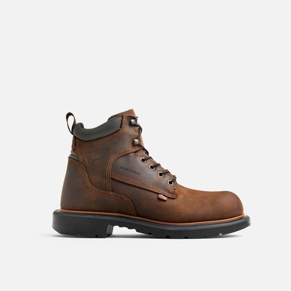 Red Wing DynaForce 4215 Mens Waterproof Steel Safety Toe Work Boots 9.5 D NEW